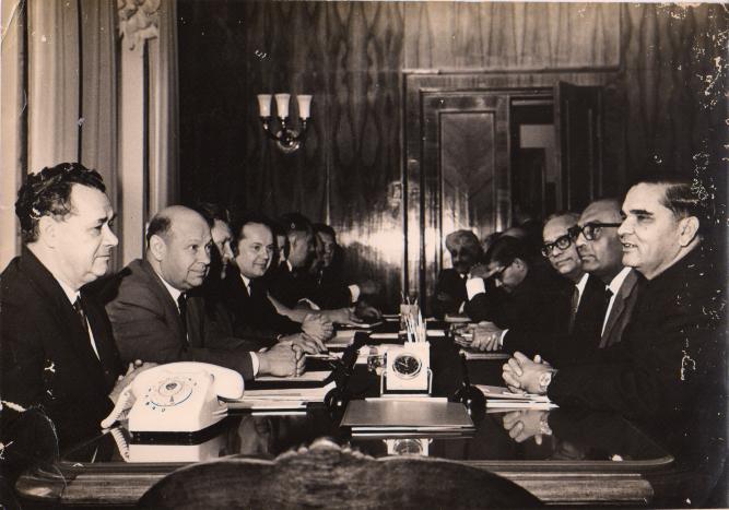 Manubhai with Foreign Importers in 1967